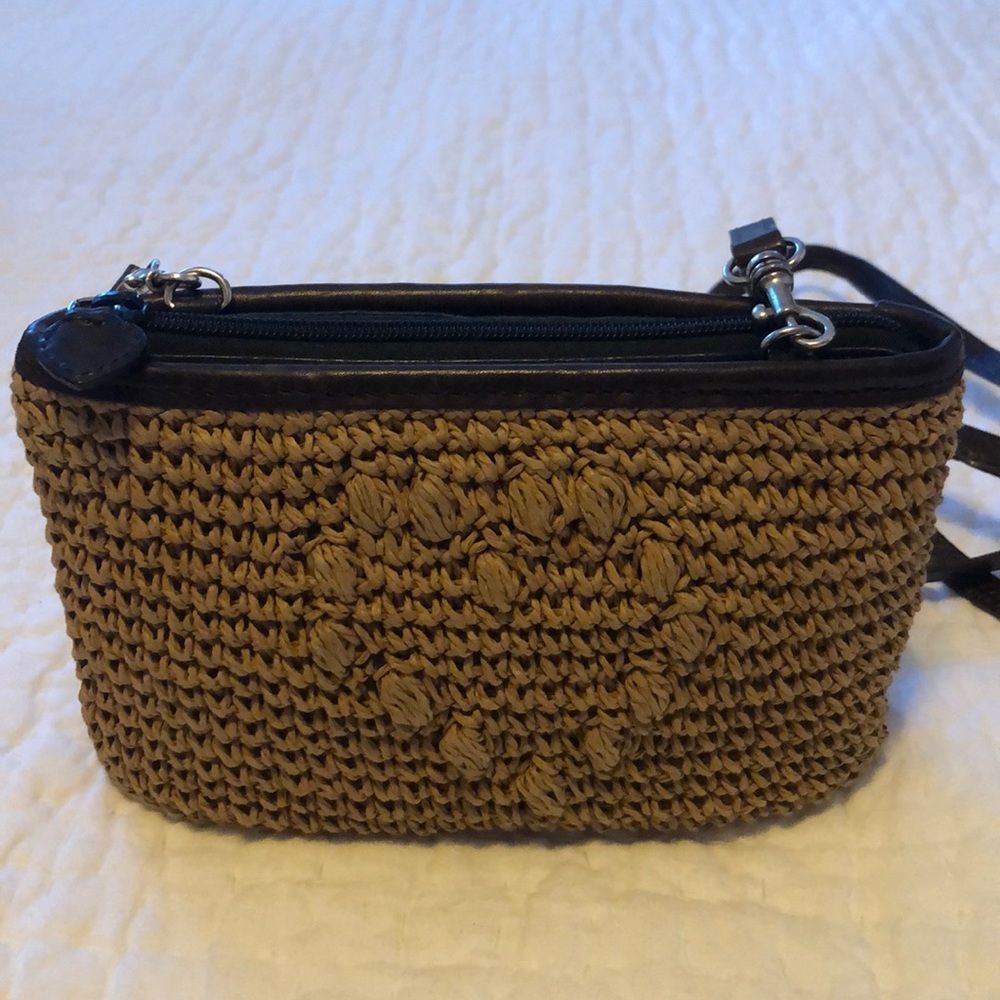 Brighton mini woven bag.